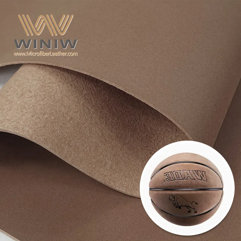 Comfortable Touch Microfiber Suede Ball Material For Basketball